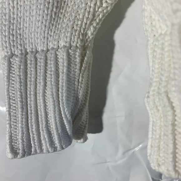 Daily Ritual Crew Long Sleeve Sweater Side Slits - Picture 3 of 9